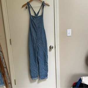 Aerie Striped Overalls